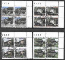 Viererblockserie Pro Patria 2002 B276-B279 Büren 15.5.2002