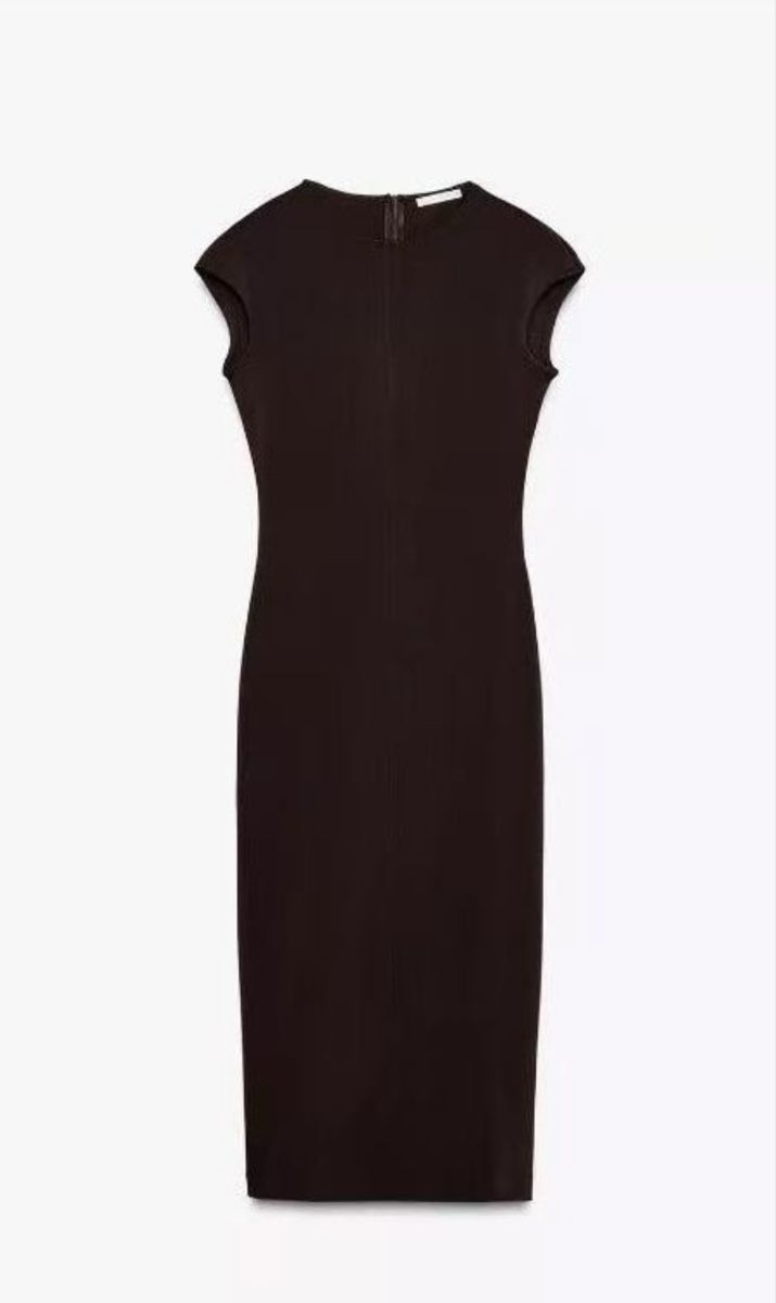 Vestiti: braunes tailliertes Kleid Größe S/robe ajustée marron S – Nuovo e nell'imballaggio originale da Veyras venduto da ValClasse