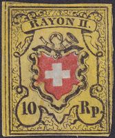 Rayon II: T.25 A3-LO, seltener Druckstein, K: 750.- +Befund.