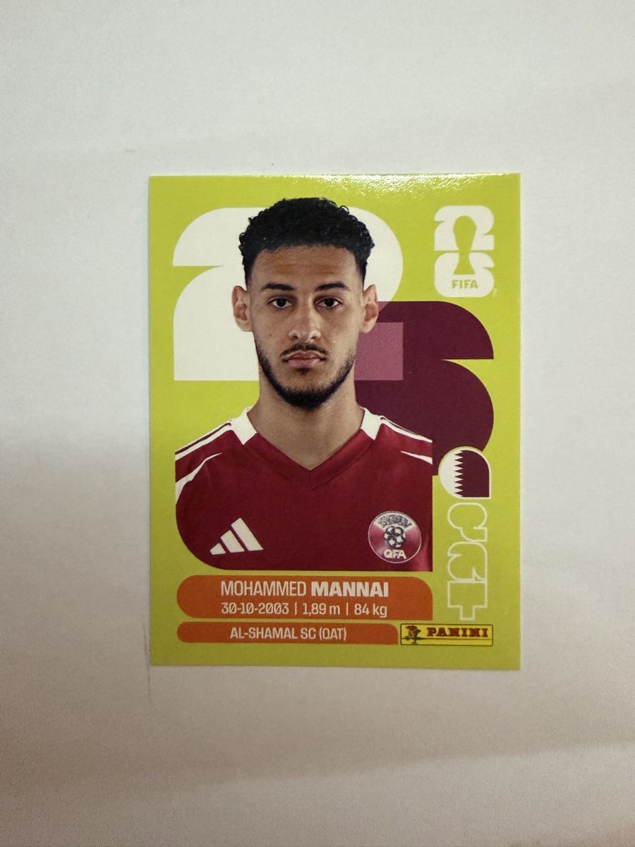 Panini Sammelbilder & Trading cards: Panini FIFA Mohammed Mannai, QAT 9 – Neu (gemäss Beschreibung) aus Benglen von Belen.abr