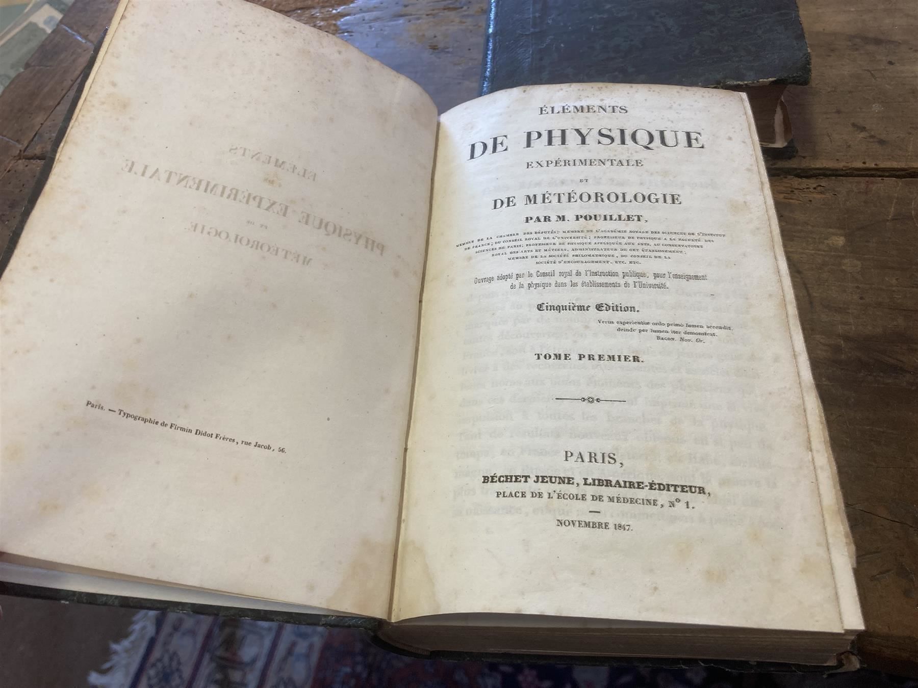 Libri: (ca) Elements de physique éxperimentale – Usato da Bern venduto da Jwpm66 1