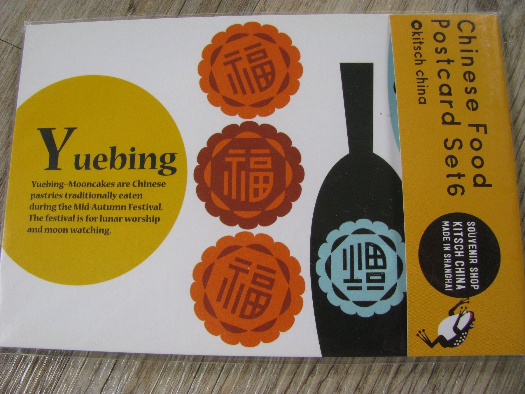 Cartoline: 3x 6 Postkarten Set "Chinesisches Essen" neu = 18 Karten – Nuovo e nell'imballaggio originale da Zweisimmen venduto da Domii 3