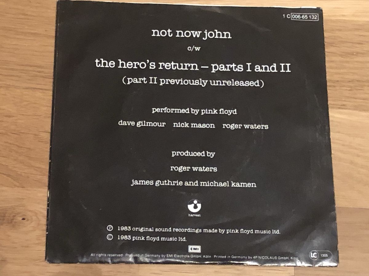 Dischi in vinile: Pink Floyd. 1983. not now john – Usato da Faulensee venduto da Mizuno06 2