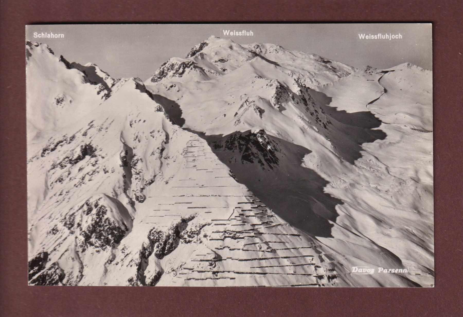 Cartoline postali: DAVOS-PARSENN – Usato da Pully venduto da nicecards
