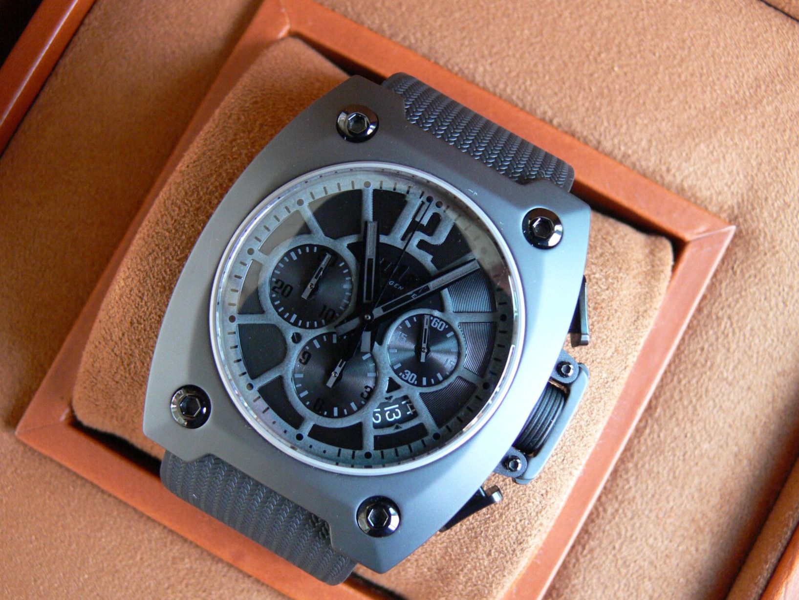 Wyler Orologi: Wyler Code R Chrono  Spetsnaz Phantom Ceramic Keramik-Uhr – Nuovo (secondo la descrizione) da Remigen venduto da Kelias 4