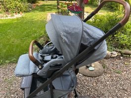 Nuna Mixx Kinderwagen + Babywanne + Fusssack + Hülle
