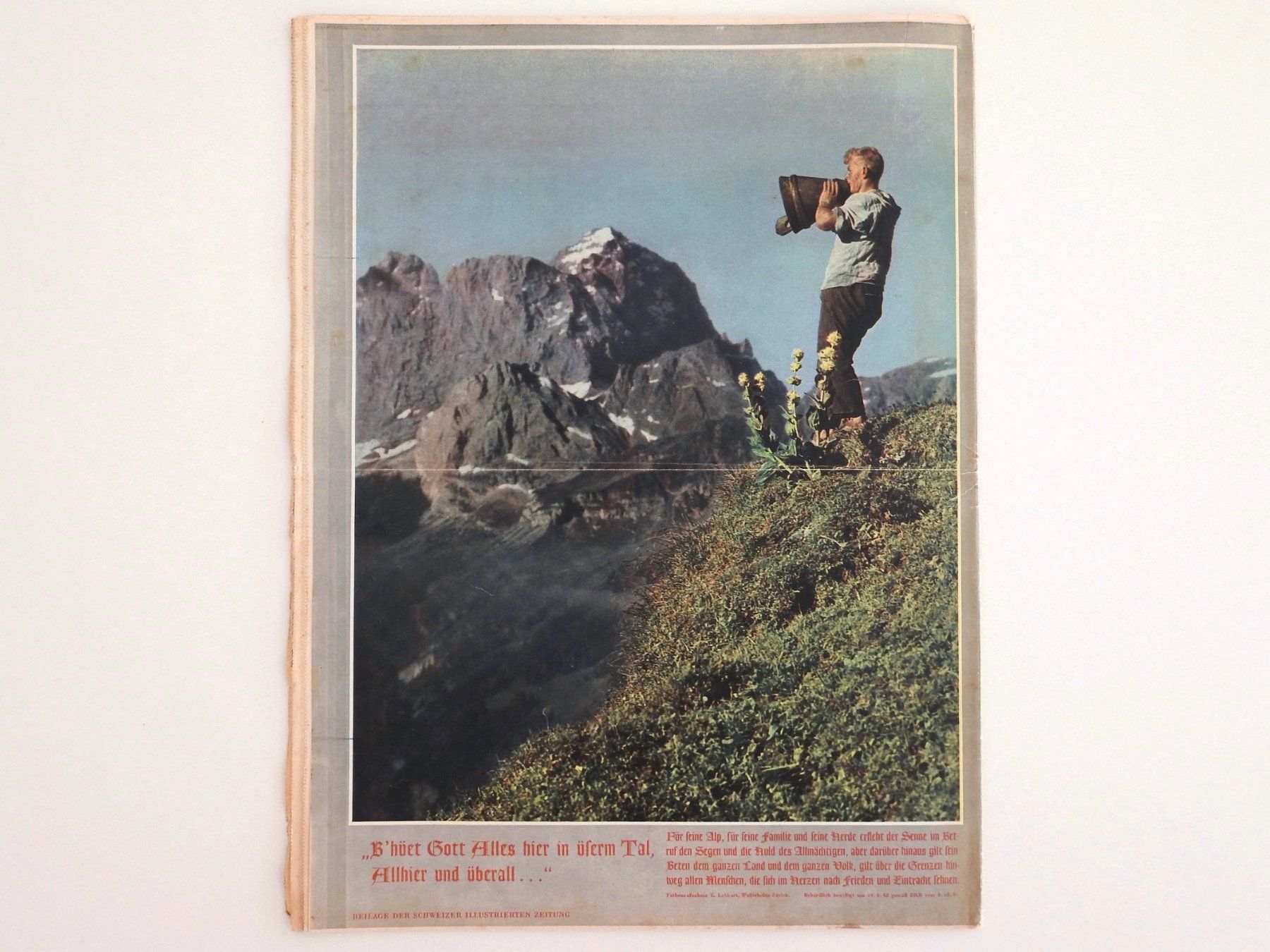 Riviste & Magazine: Schweizer Illustrierte Zeitung, 1942, Sondernummer 1. August – Usato da Büttenhardt venduto da LexyMara 3