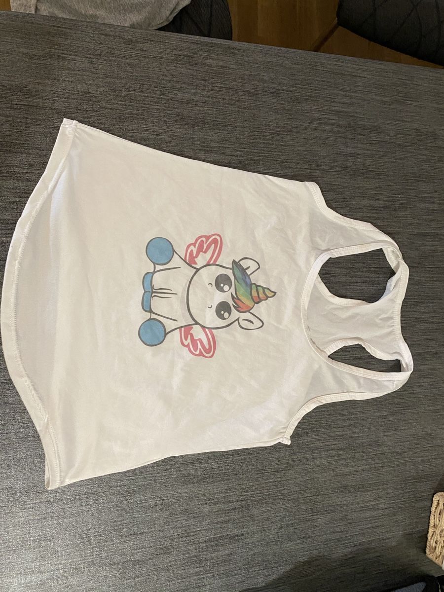 T-shirt: Débardeur blanc – Nuovo (secondo la descrizione) da Grand-Lancy venduto da Didine015 1