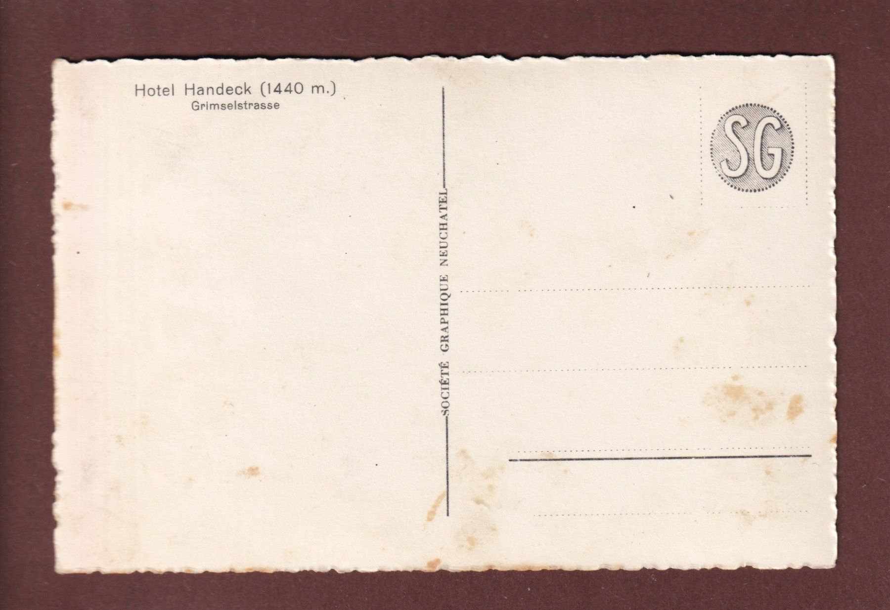 Cartoline postali: GRIMSEL-SEE - Finsteraarhorn-Gruppe – Usato da Pully venduto da nicecards 1