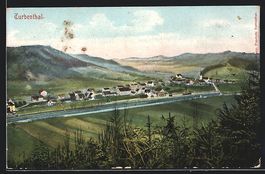 Turbenthal, Totalansicht von einem Berg 
