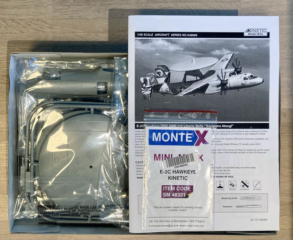 Kits de montage: 1/48 Kinetic E-2C Hawkeye 2000 – Neuf (Voir description) à Muttenz par TamiyaFanboy79 1