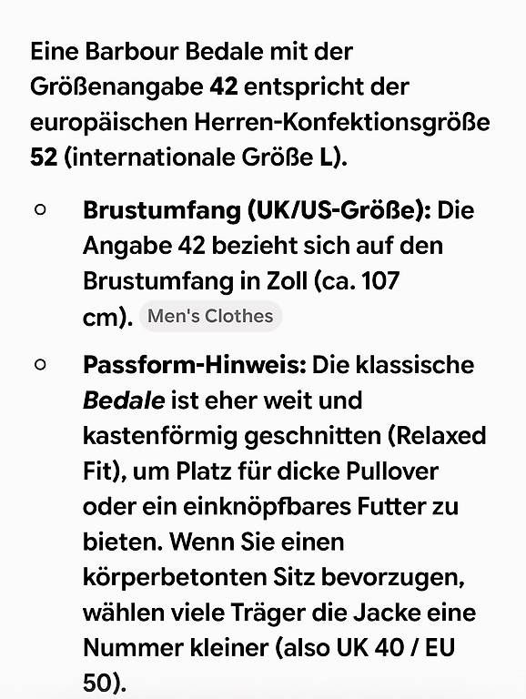 Barbour Jacken: BARBOUR Modell Bedale Gr. 52/L – Gebraucht aus Schachen b.Herisau von Dor33 2