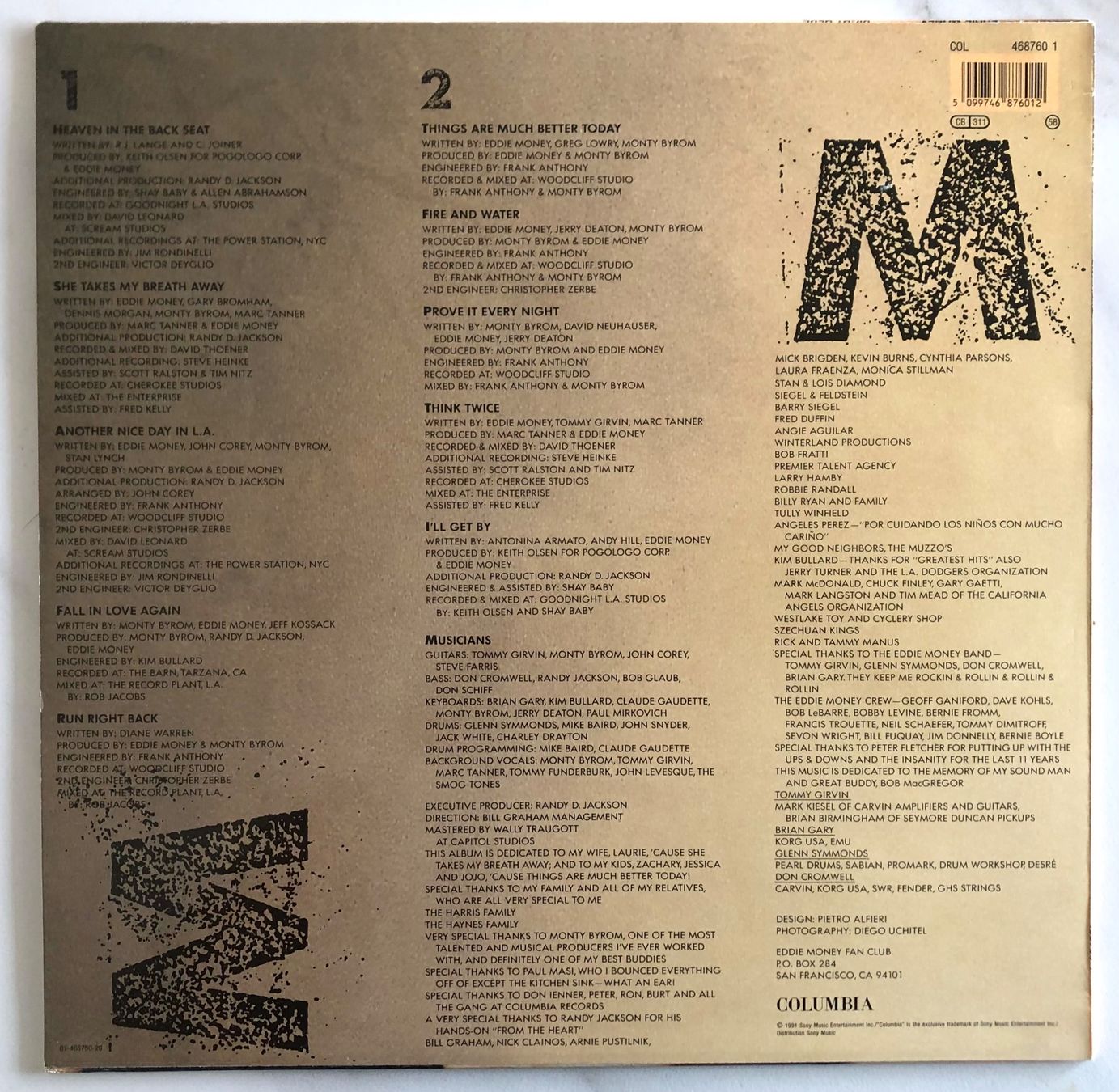Dischi in vinile: EDDIE MONEY - RIGHT HERE – Usato da Poliez-Pittet venduto da Newtown-Records 1