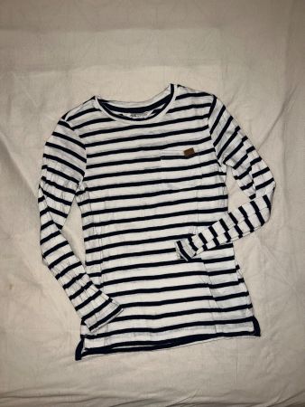 H&M SWEATSHIRT GESTREIFT GR 122/128