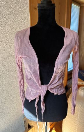 Rosa Bolero dünnes Jäckchen von Zara S