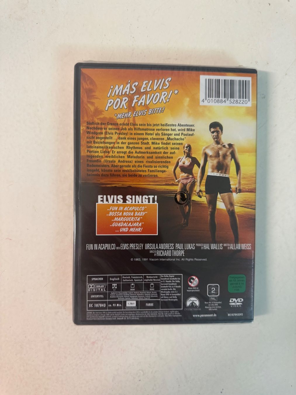 Tutti i DVDs: ELVIS ACAPULCO. (DVD/OVP) – Nuovo e nell'imballaggio originale da Basel venduto da san_2qlq 1