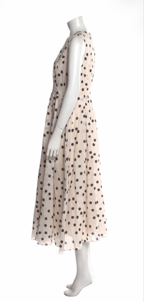 Max Mara Vestiti: MAX MARA Polka Dot weiss/schwarz Grösse L  – Usato da Maur venduto da my_private_sale 1