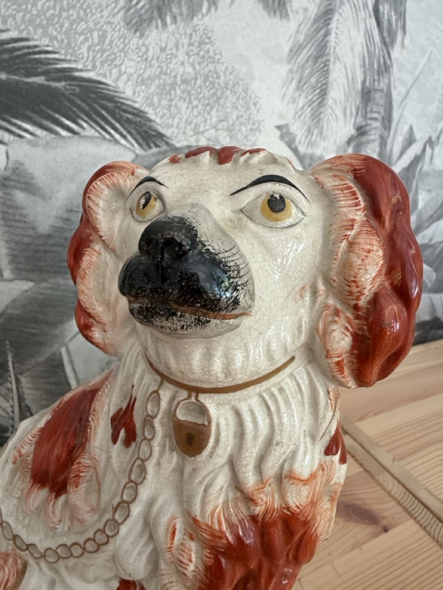 Statuette: 2 Kaminhunde/Puffhunde – Usato da Stadel venduto da Atropa1969 7