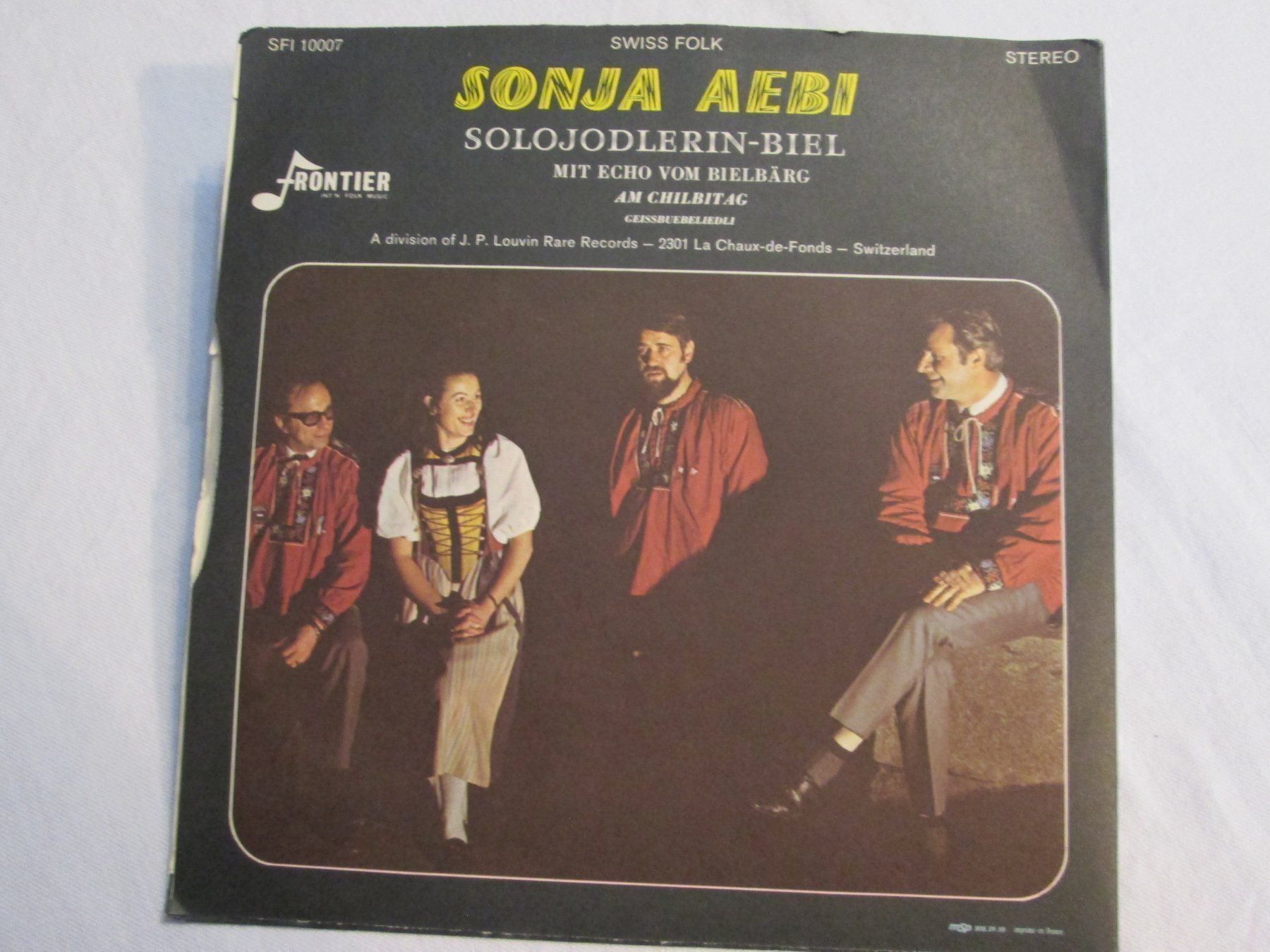 Schallplatten: Disque vinyle Sonja Aebi - Swiss Folk 45T – Gebraucht aus la Chaux-de-Fonds von Lampe 3