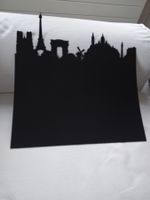 6 Sets de table Paris en plastique