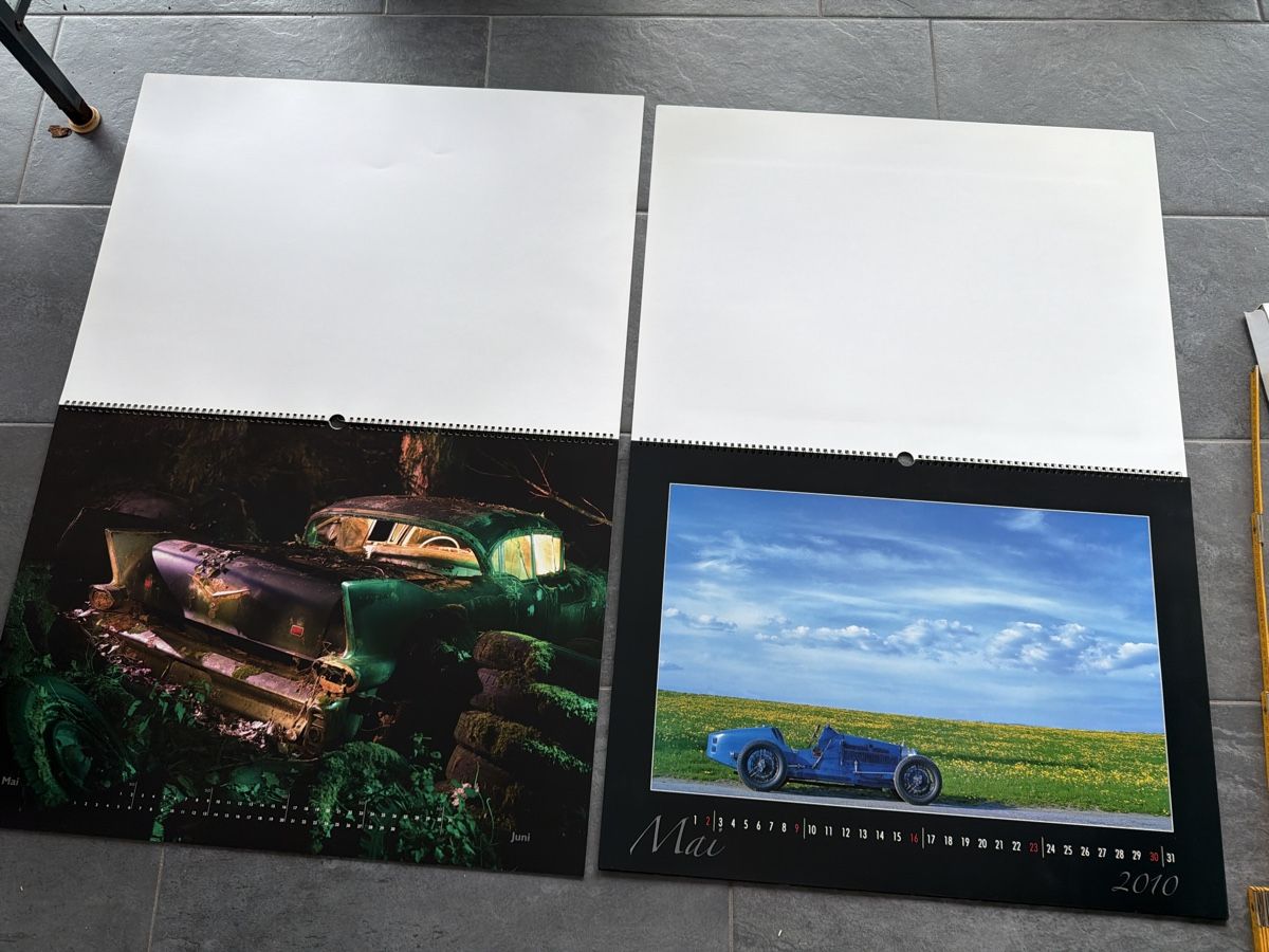 Calendari: 2x Oldtimer Kalender 2010 – Usato da Wolfwil venduto da Rolex1 3