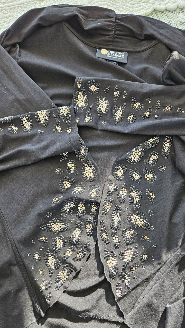 Giacche: Abendjacke Jacke Longblazer schwarz Leopard Gr. 40 – Usato da Gossau ZH venduto da fashiontwo 6