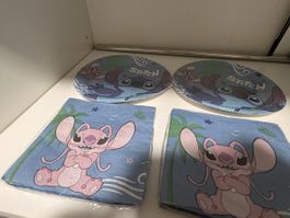 Stitch Teller und Servietten neu und original verpackt 