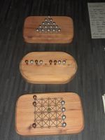3 kleine Holzspiele , Schweden , mit Anleitungen