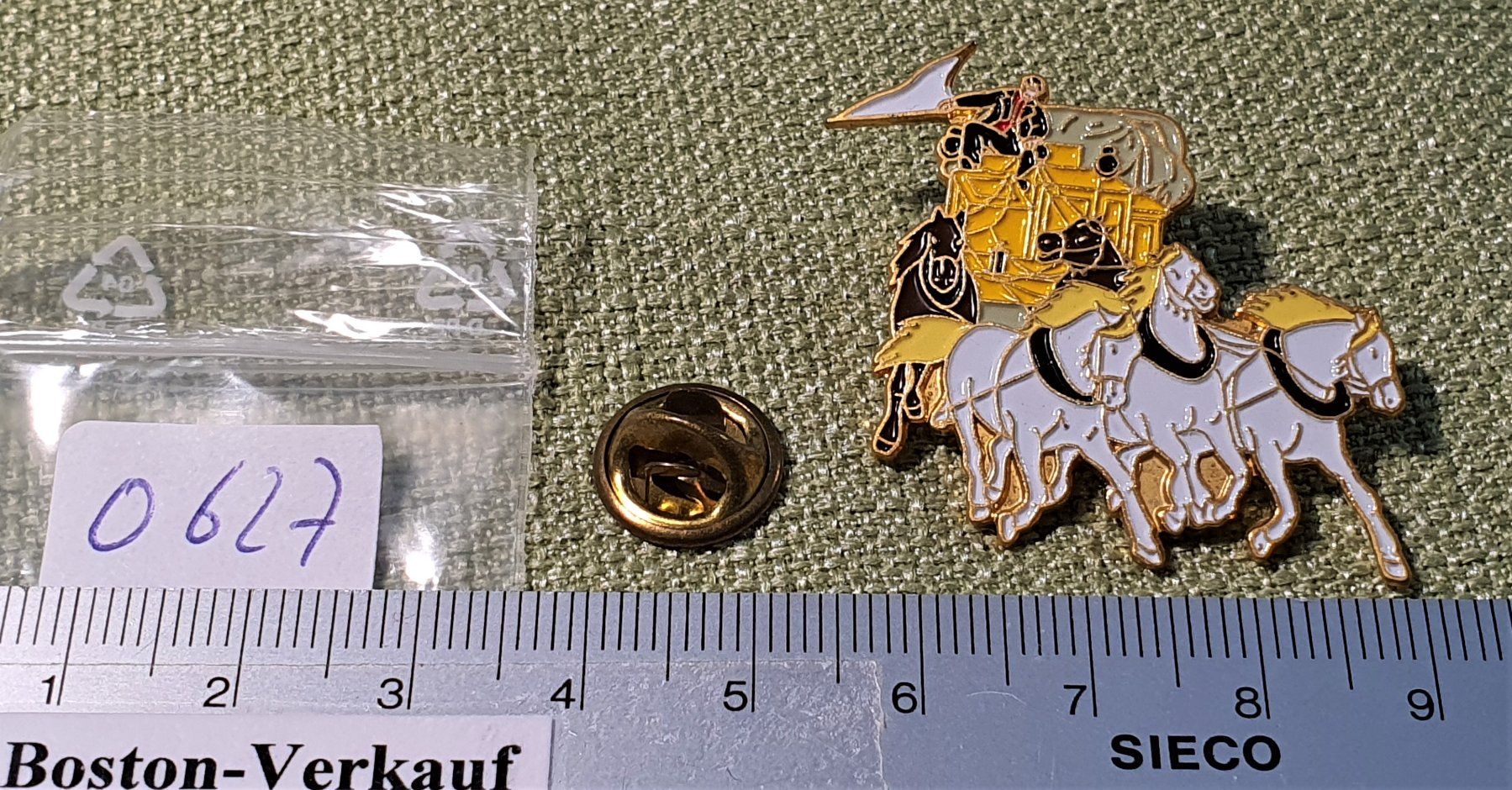 Placchette & Badge: O627 - Pin Die Post PTT Postauto Postkutsche Gotthard – Usato da Reinach BL venduto da Boston-Verkauf 1