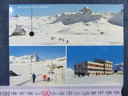 DISTELBOGEN  BERGHOTEL MELCHSEE-FRUTT 1977 AK ONW SCHNEE