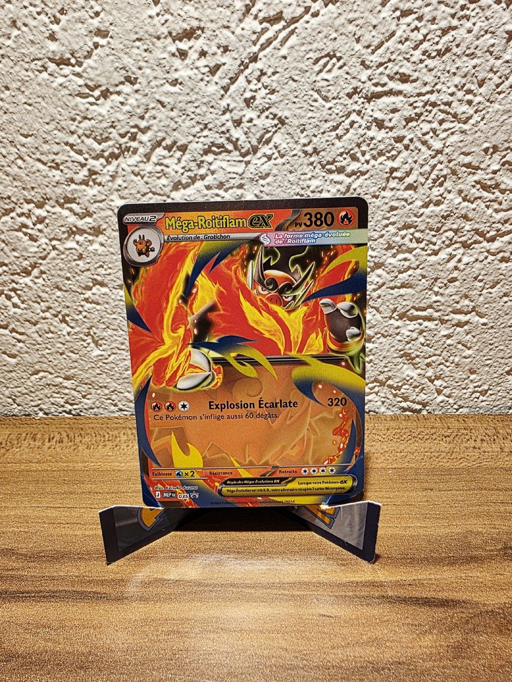 Pokémon Carte collezionabili: Méga-Roitiflam EX Méga-Évolution Promo N° 035 – Nuovo (secondo la descrizione) da Turin (Salins) venduto da Meeelll01