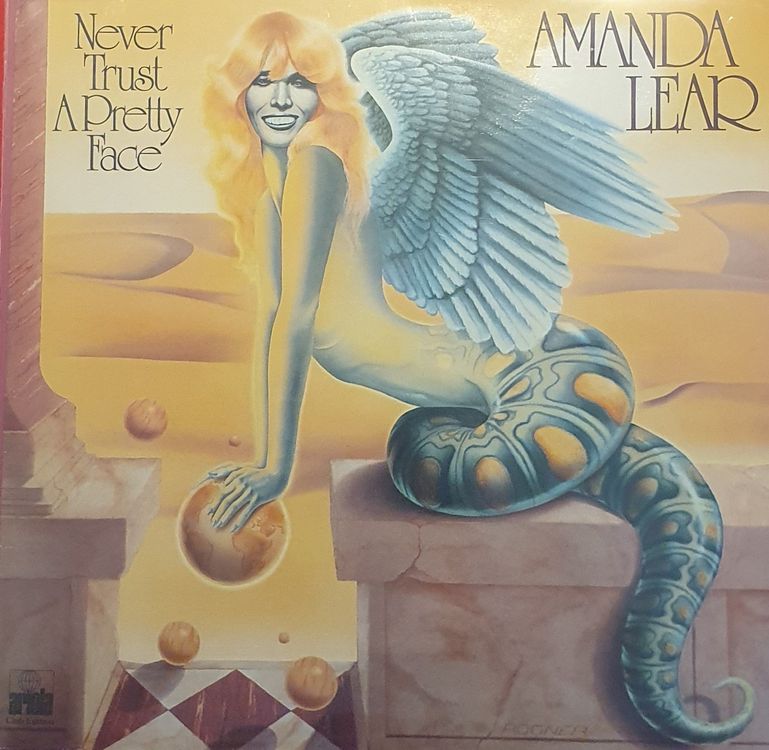 Schallplatte (LP) Amanda Lear Never Trust A Pretty Face Ed Kaufen