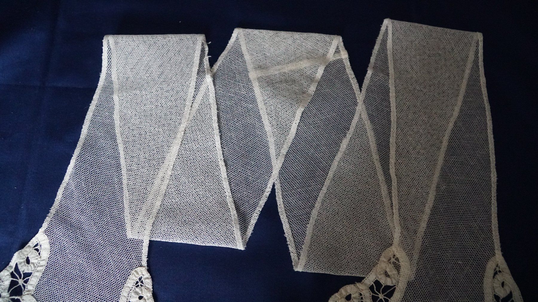 Foulard & Sciarpe: Schal Tüllspitze 170x 10cm – Usato da Bern venduto da Antikbatik 2