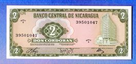 Nicaragua 2 cordobas UNC
