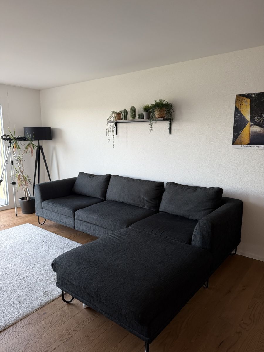 Divani: Gemütliches Ecksofa in Anthrazit - 280 x 190 – Usato da Nottwil venduto da samu1181
