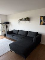 Gemütliches Ecksofa in Anthrazit - 280 x 190