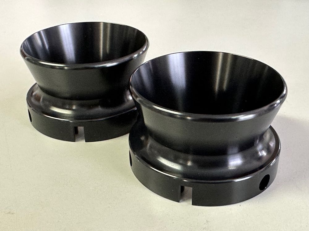 Lot De 2 Adaptateurs De Moyeu NAB En Métal Pour Magnétophones REVOX STUDER A (modèle B77) - Neufs