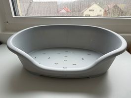 Hundebett / Hundekorb in Grau