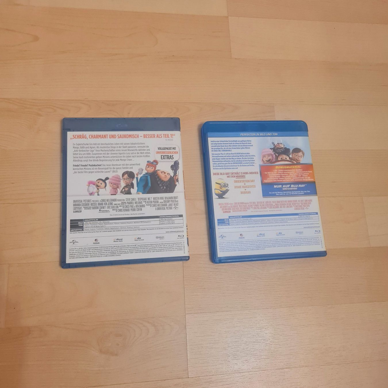 Alle DVDs: Box Blu-rays Ich Einfach unverbesserlich Teil 1 / 2 – Gebraucht aus Lyss von waldfee10 3