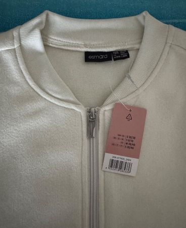 Veste bomber ESMARA femme, écru, taille S