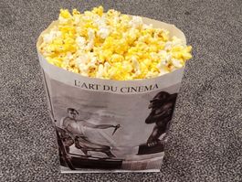 Grosse Popcorn Tüten - 50er Pack - Vintage Hollywood-Style