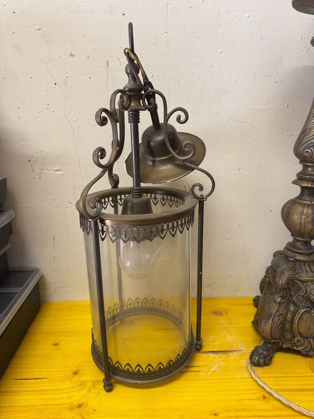 Lampade: 4 lampade antiche ottone bellissime – Usato da Castagnola venduto da cri_hc5k 1