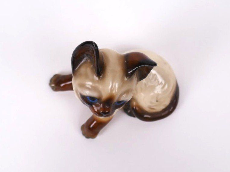 Figuren: Katzenfigur bemalt – Gebraucht aus Urtenen-Schönbühl von Restwert_Schoenbuehl 5
