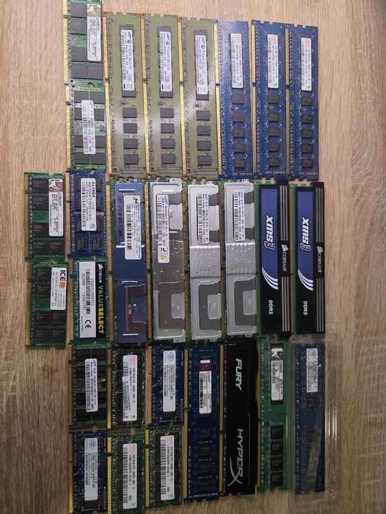 Barrettes De RAM DDR / DDR2 / DDR3 Pour PC Fixe Et Portable - Occasion Opérationnelles