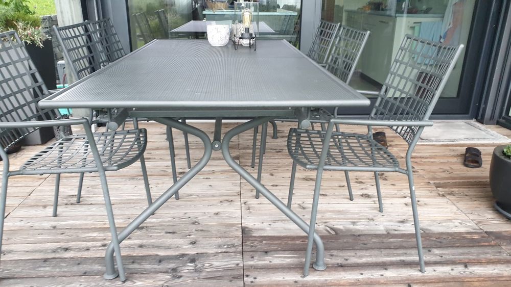 Kebnor Ausziehbarer Bartisch 120-180cm - Drehbarer Multifunktionstisch Mit Stauraum Für Wohnzimmer