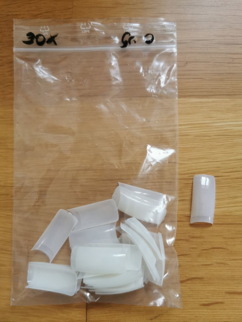 Künstliche Fingernägel: Gerade Tips für Nägel, Gr. 0 – Neu und originalverpackt aus Malters von Wahni81
