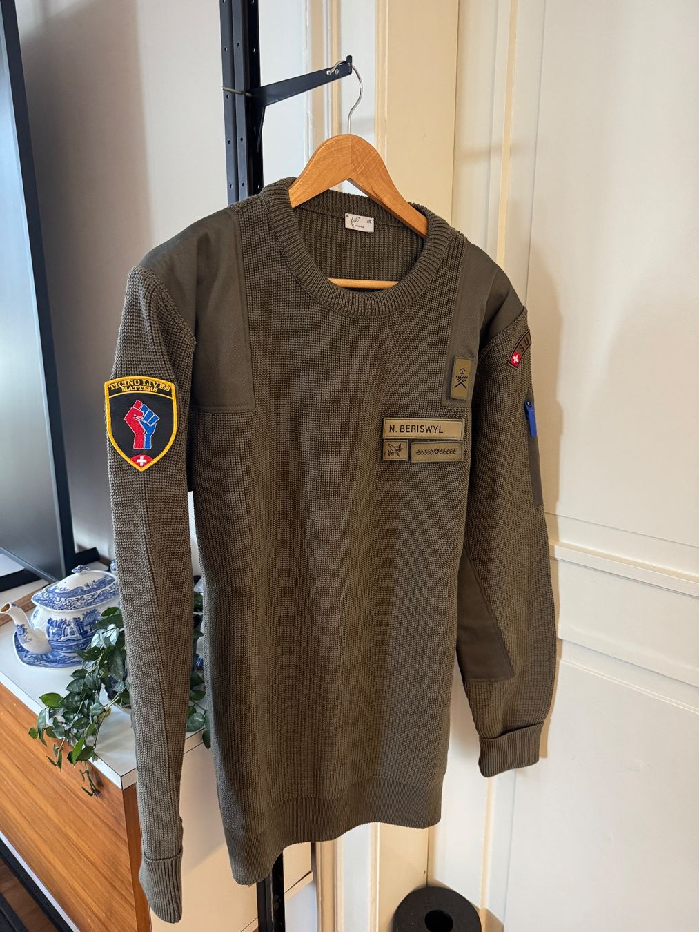 Armée suisse Uniformes: Neuauflage Instruktor Pullover Schweizer Armee XXL – Neuf (Voir description) à Tenniken par M00RlssE90 1