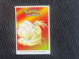 Pokemon Ninetales Vulnona Dunkin Boomer 2000 neuwertig