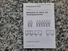 Merkpunkte für Führer von Versorgungsstaffeln