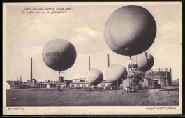 Bitterfeld, Fesselballons heben ab zu ei